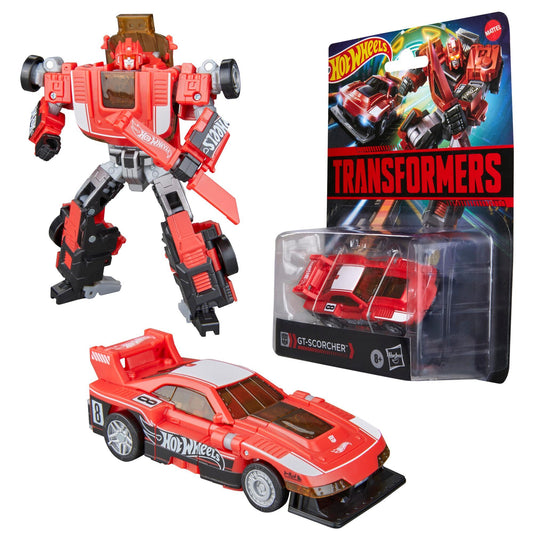 *PRE-ORDER Transformers X Hot Wheels Collab Action Figure - GT-Scorcher