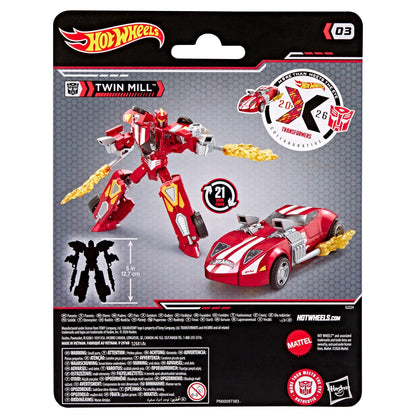 *PRE-ORDER Transformers X Hot Wheels Collab Exclusive Action Figure - Twin Mill