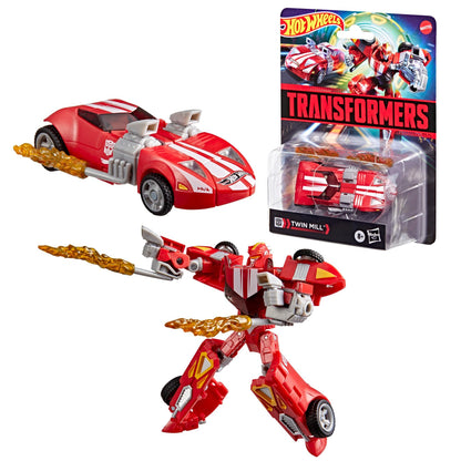*PRE-ORDER Transformers X Hot Wheels Collab Exclusive Action Figure - Twin Mill