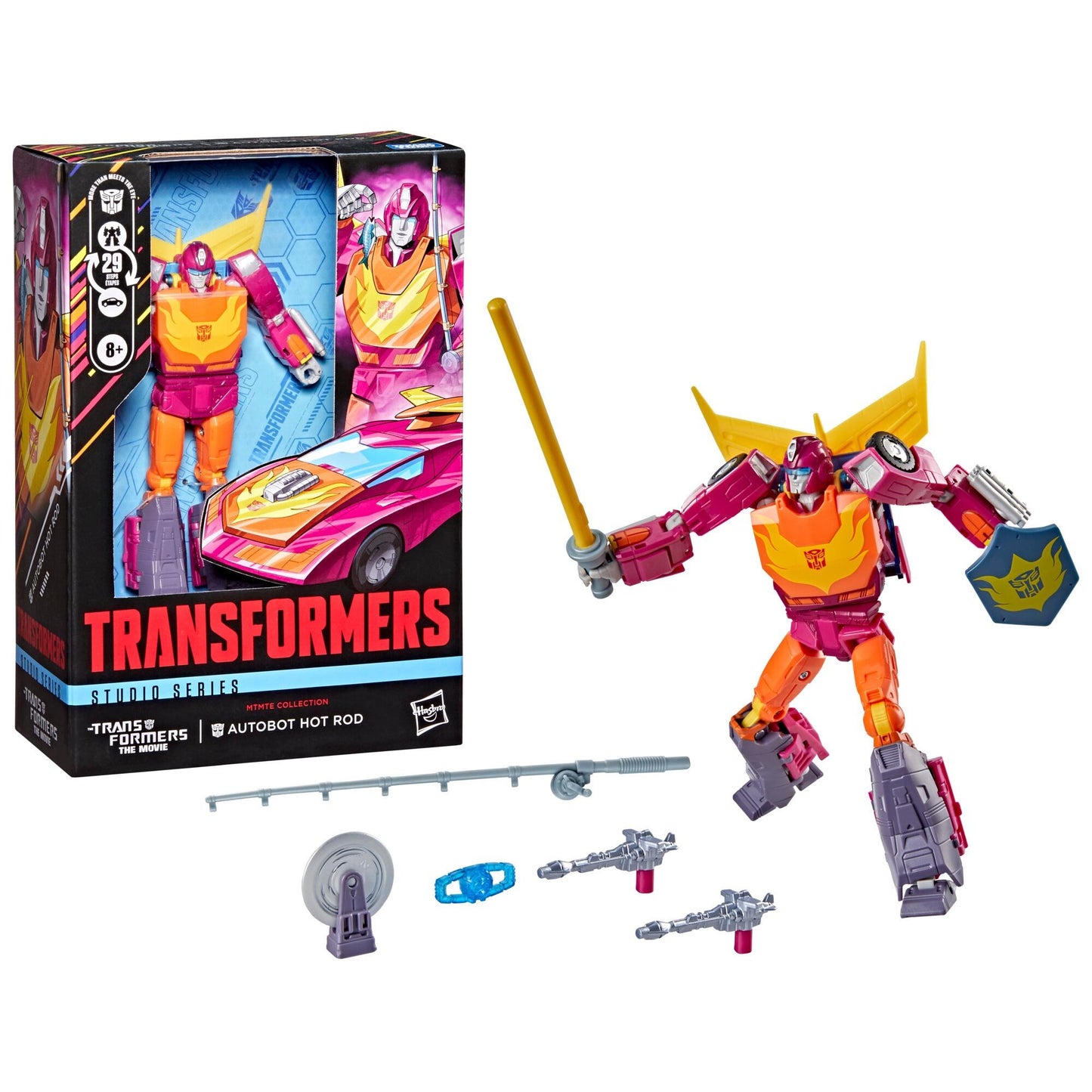 *PRE-ORDER Transformers Studio Series Voyager Class Action Figure - Hot Rod