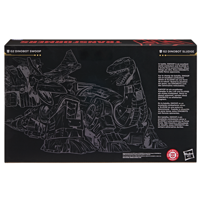 Transformers Age of The Primes Leader Class Action Figure 2-Pack - G2 Dinobot Swoop & G2 Dinobot Sludge