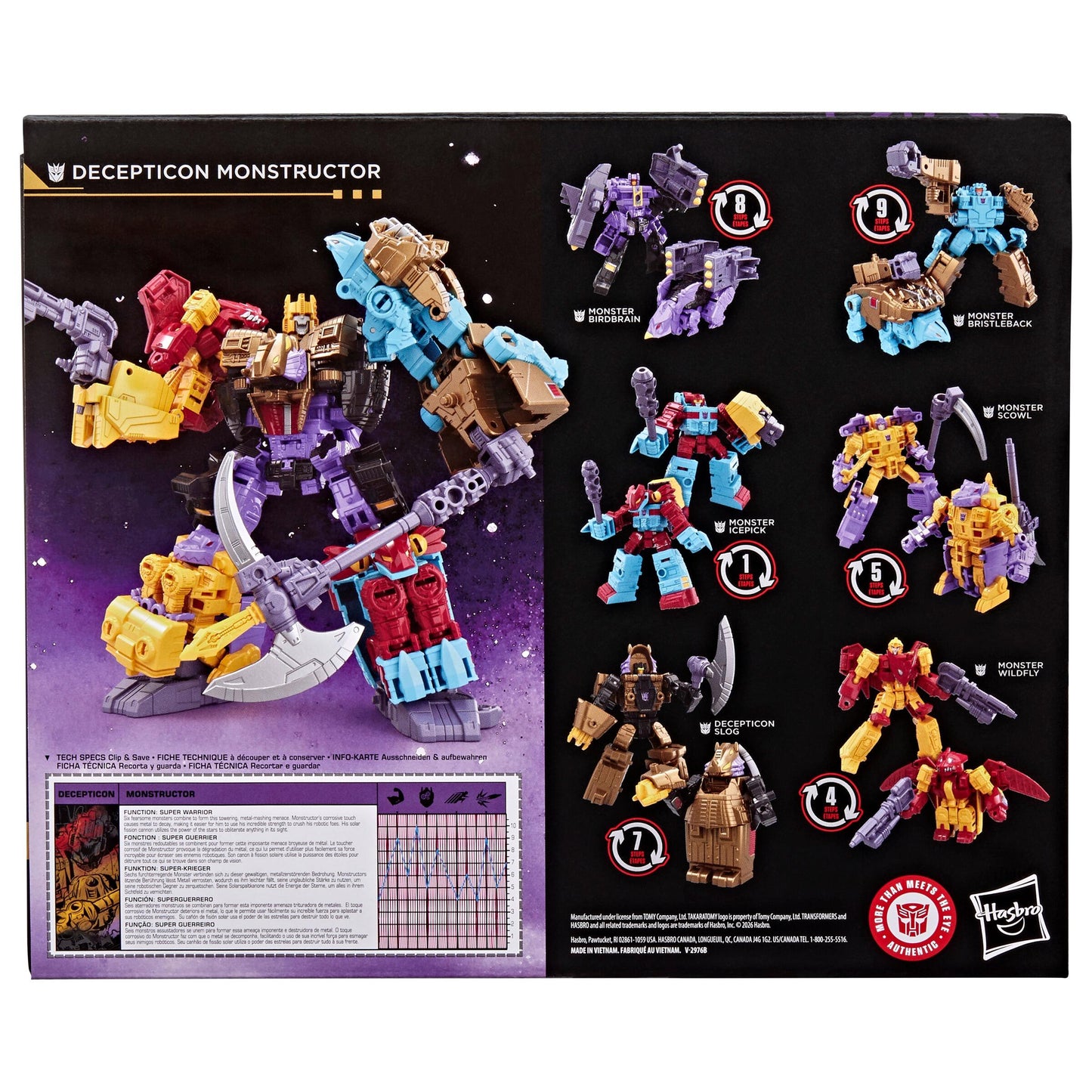 *PRE-ORDER Transformers Age Of The Primes Commander Class Action Figure - Decepticon Monstructor
