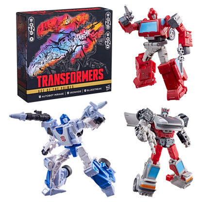 *PRE-ORDER Transformers Age Of The Primes Action Figure 3 Pack - Autobot Mirage, Ironhide & Bluestreak