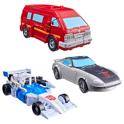 *PRE-ORDER Transformers Age Of The Primes Action Figure 3 Pack - Autobot Mirage, Ironhide & Bluestreak