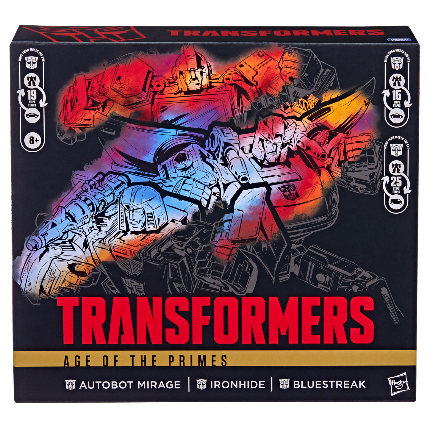 *PRE-ORDER Transformers Age Of The Primes Action Figure 3 Pack - Autobot Mirage, Ironhide & Bluestreak
