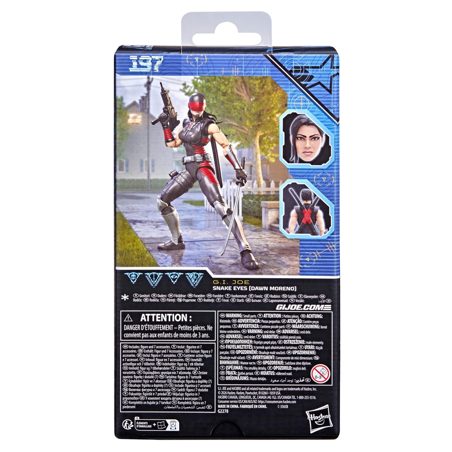 *PRE-ORDER G.I. Joe Classified Series Action Figure - Snake Eyes (Dawn Moreno)