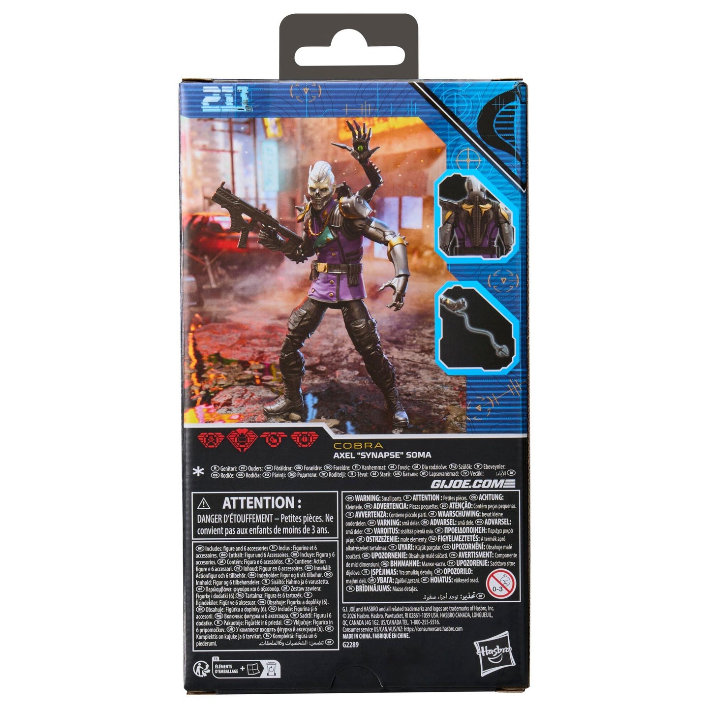 *PRE-ORDER G.I. Joe Classified Series 6 Inch Scale Action Figure - Axel "Synapse" Soma