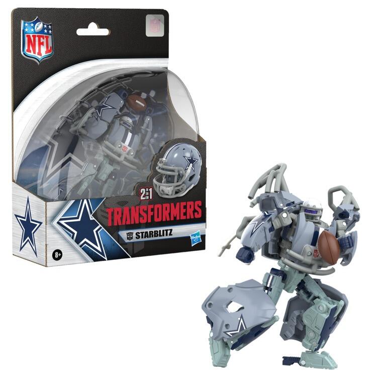 Transformers x NFL Collaborative Action Figure - Starblitz (Dallas Cowboys)