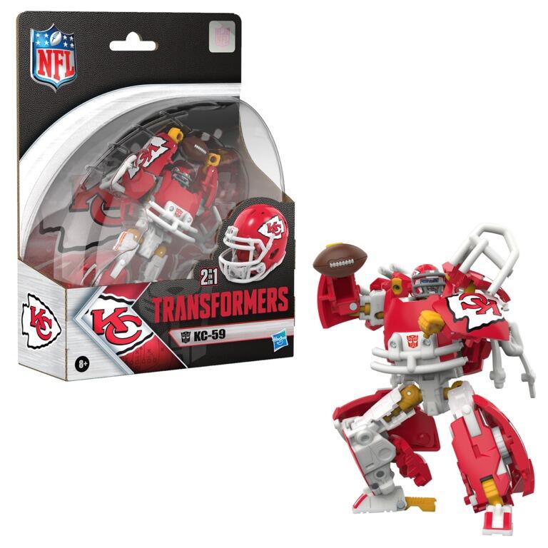 Transformers x NFL Collaborative Action Figure - KC-59 (Kansas City Chiefs)