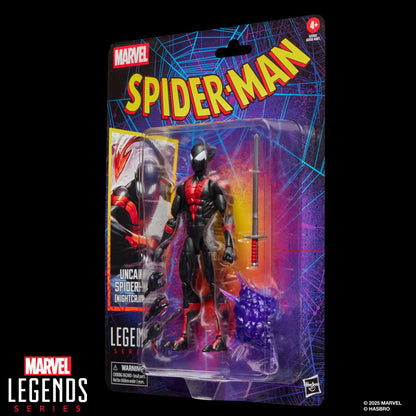 Marvel Legends Spider-Man Retro 6 Inch Action Figure Wave 6 - Uncanny Spider-Man (Nightcrawler)