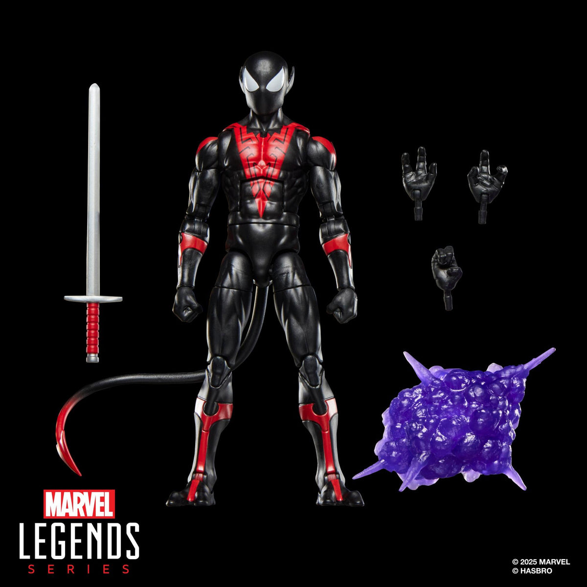 Marvel Legends Spider-Man Retro 6 Inch Action Figure Wave 6 - Uncanny Spider-Man (Nightcrawler)