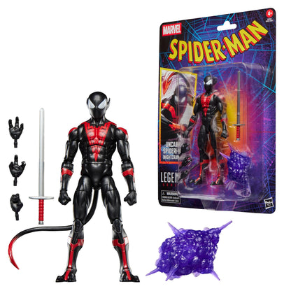 Marvel Legends Spider-Man Retro 6 Inch Action Figure Wave 6 - Uncanny Spider-Man (Nightcrawler)