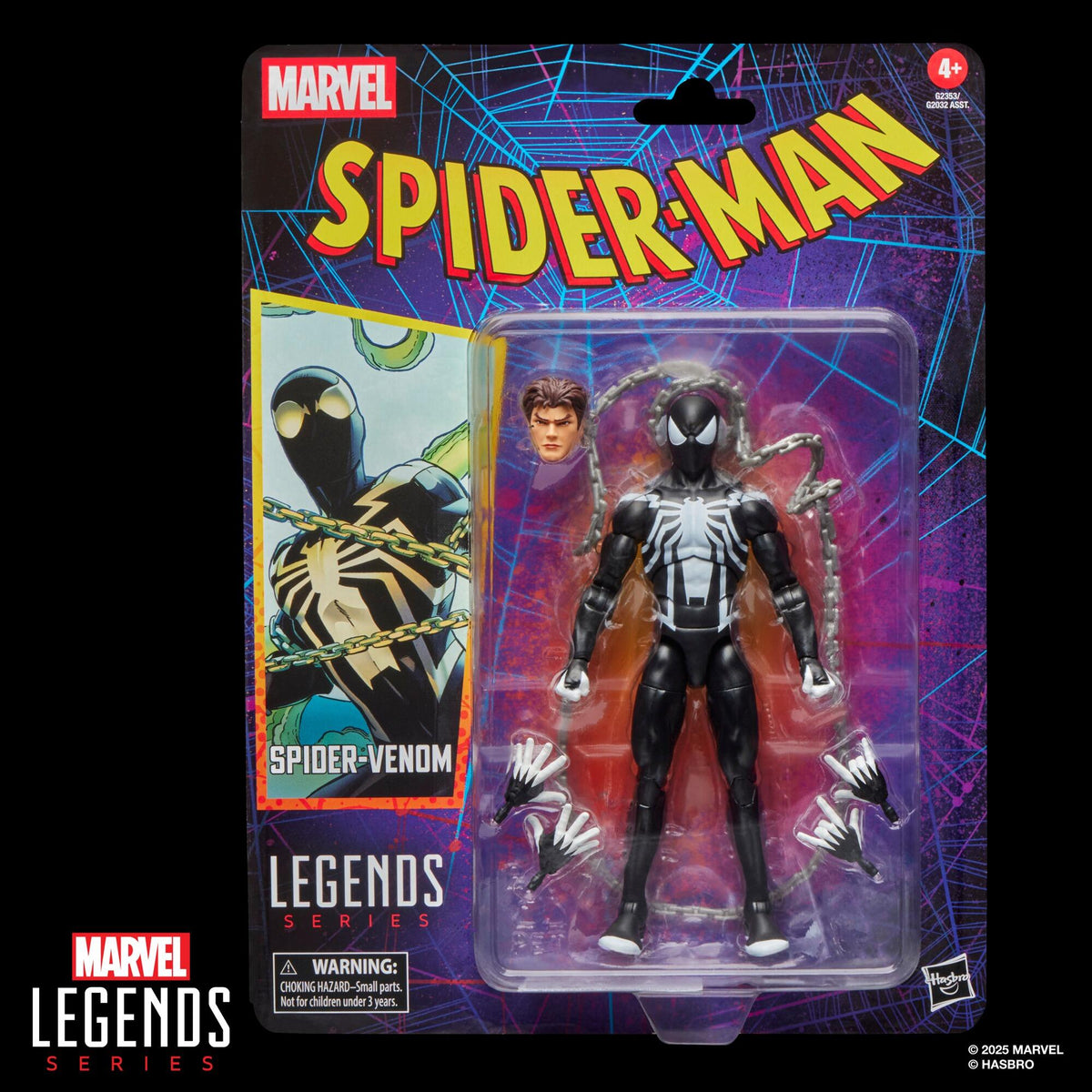 Marvel Legends Spider-Man Retro 6 Inch Action Figure Wave 6 - Spider-Venom
