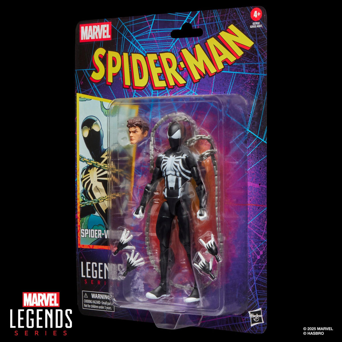 Marvel Legends Spider-Man Retro 6 Inch Action Figure Wave 6 - Spider-Venom