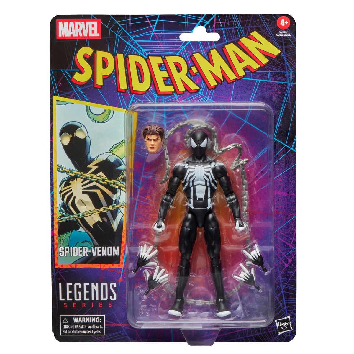 Marvel Legends Spider-Man Retro 6 Inch Action Figure Wave 6 - Spider-Venom