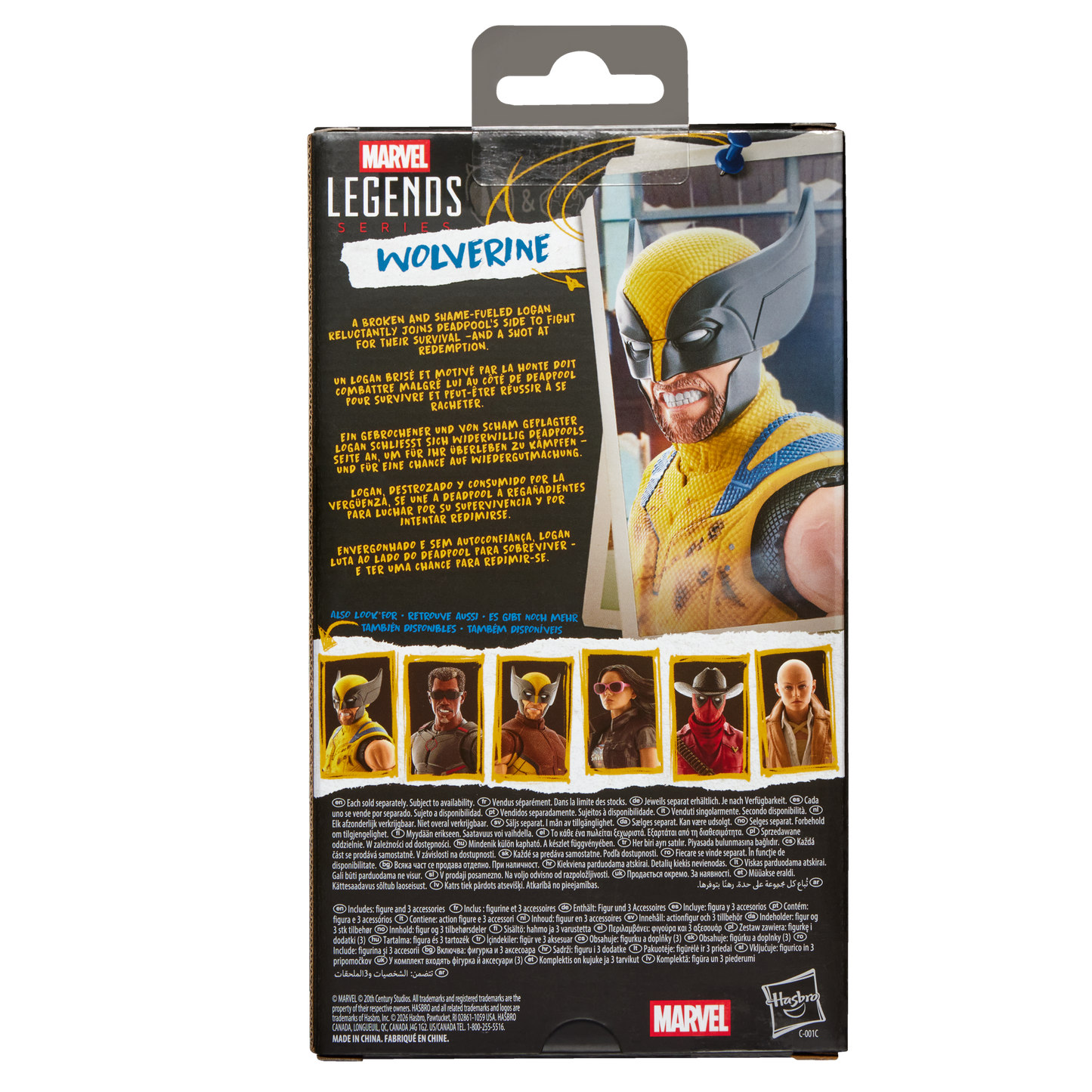Marvel Legends Deadpool & Wolverine 6 Inch Action Figure Wave 2 - Wolverine (Battle Damaged)