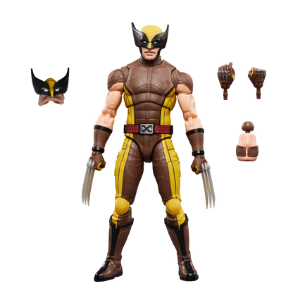 Marvel Legends Deadpool & Wolverine 6 Inch Action Figure Wave 2 - Wolverine (Brown Suit)