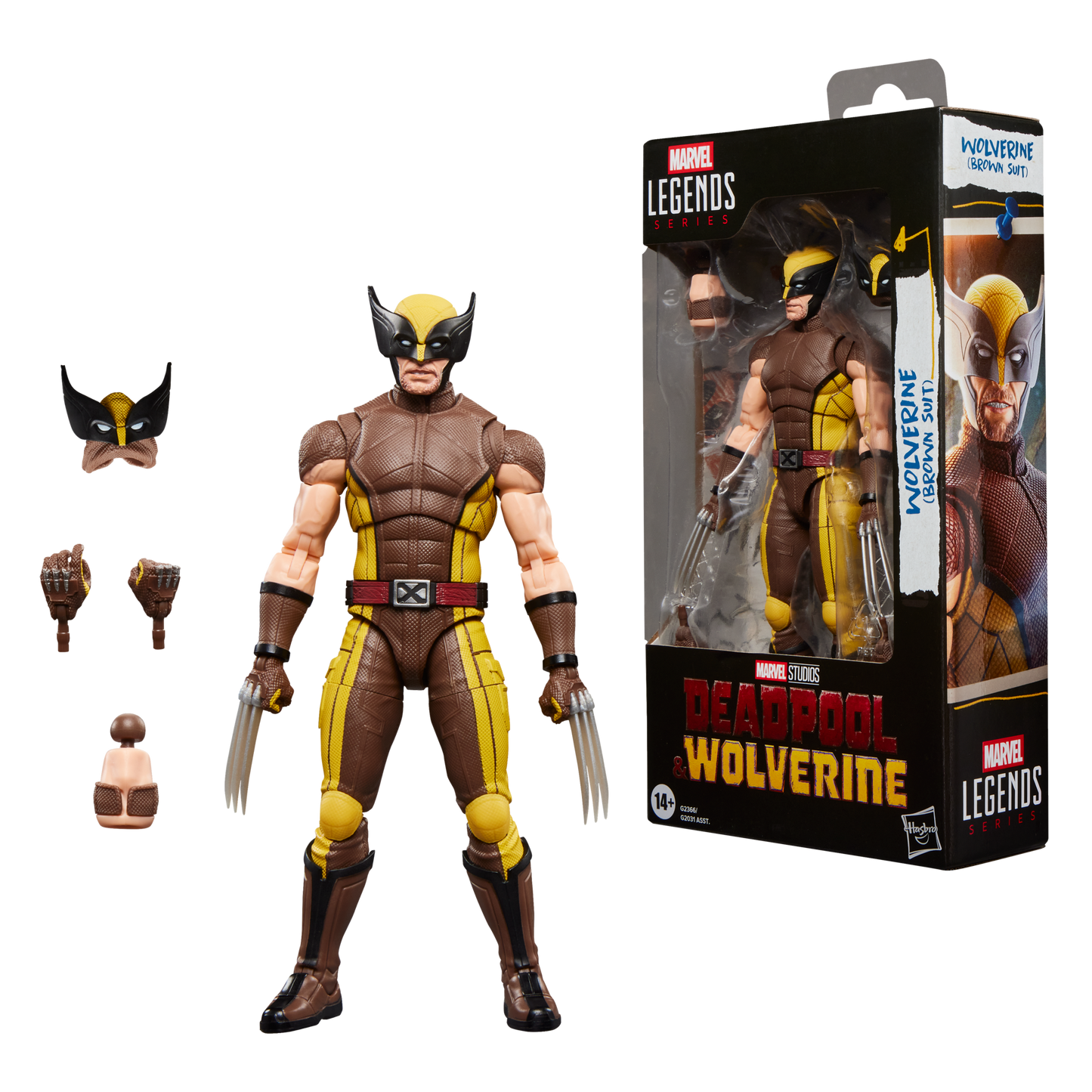 Marvel Legends Deadpool & Wolverine 6 Inch Action Figure Wave 2 - Wolverine (Brown Suit)