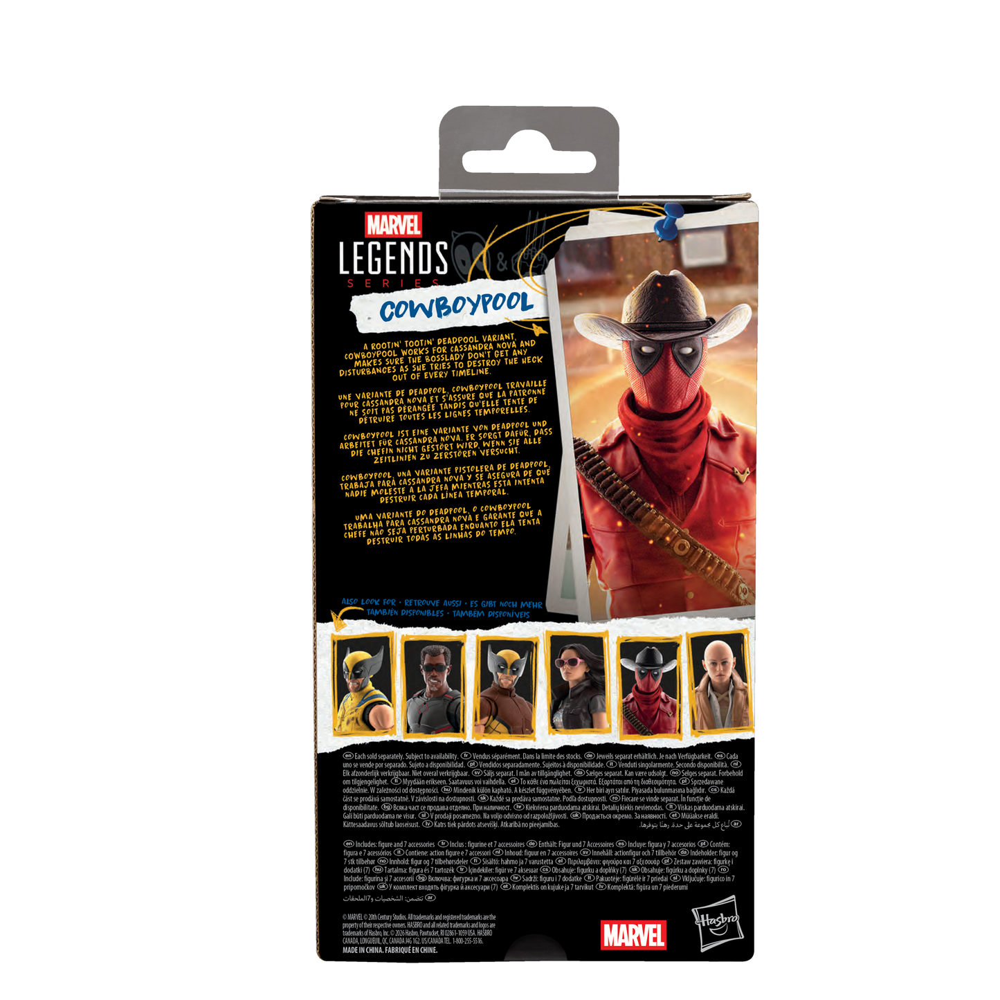 Marvel Legends Deadpool & Wolverine 6 Inch Action Figure Wave 2 - Coyboypool