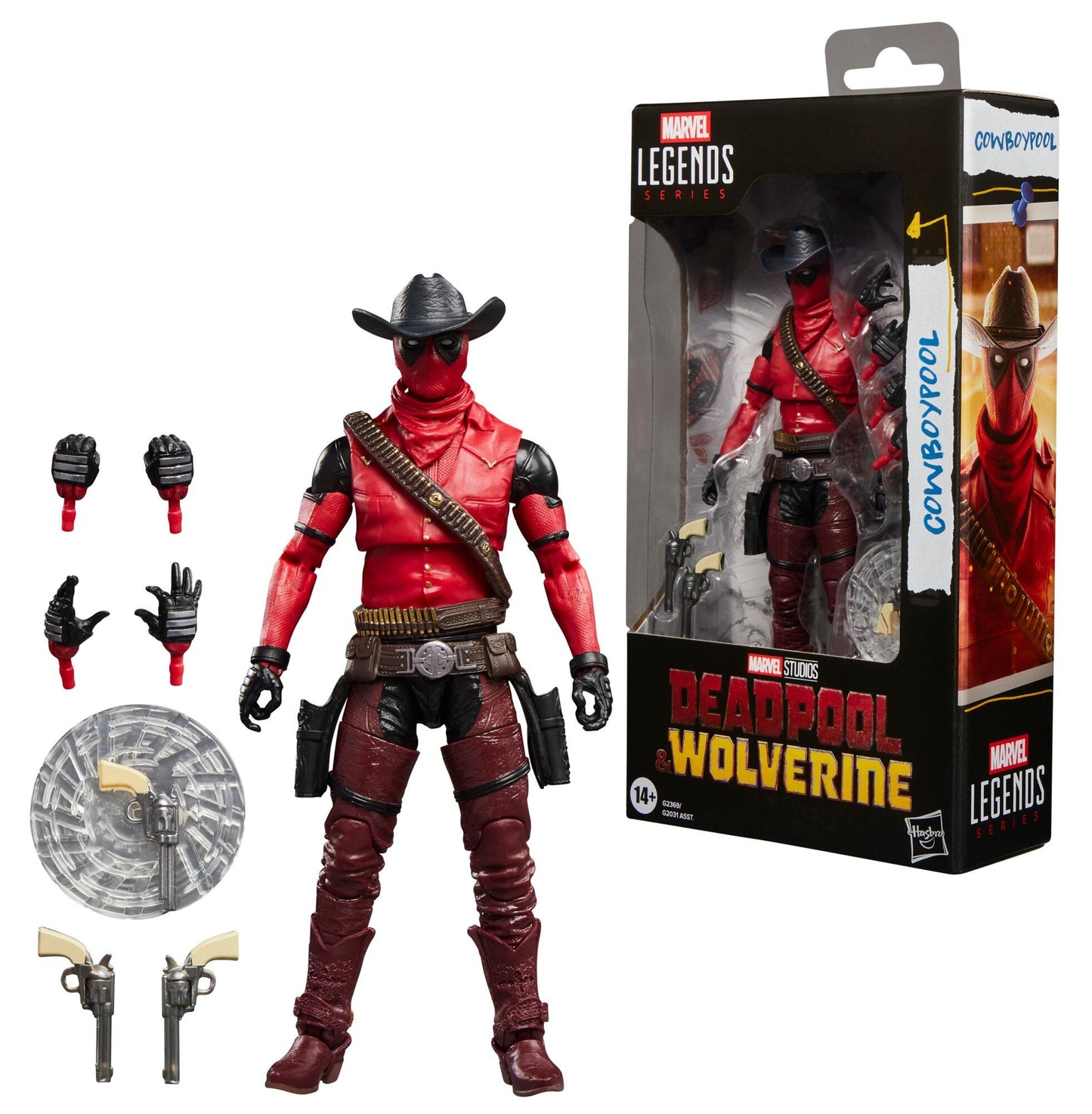 Marvel Legends Deadpool & Wolverine 6 Inch Action Figure Wave 2 - Coyboypool