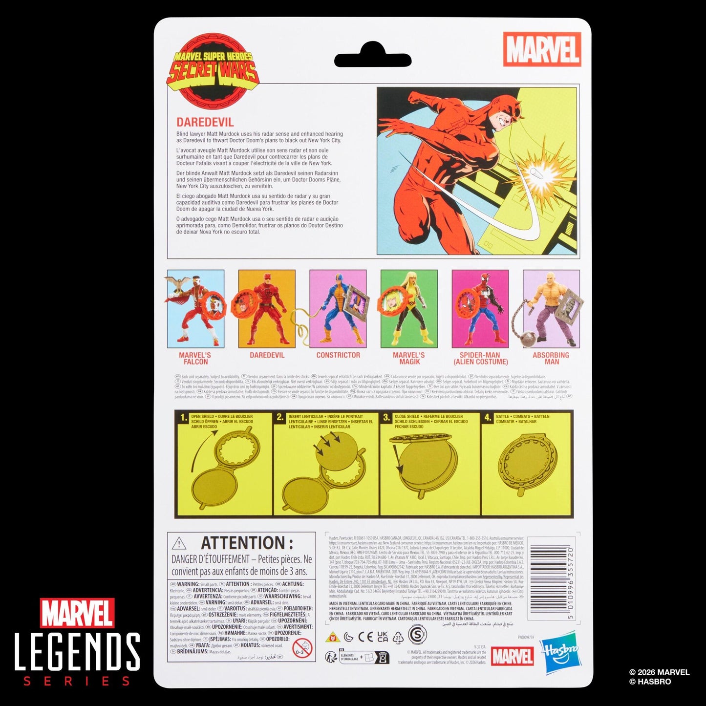 *PRE-ORDER Marvel Legends Comic Secret Wars 6 Inch Action Figure Wave 2 - Daredevil
