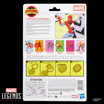 *PRE-ORDER Marvel Legends Comic Secret Wars 6 Inch Action Figure Wave 2 - Spider-Man (Alien Costume)