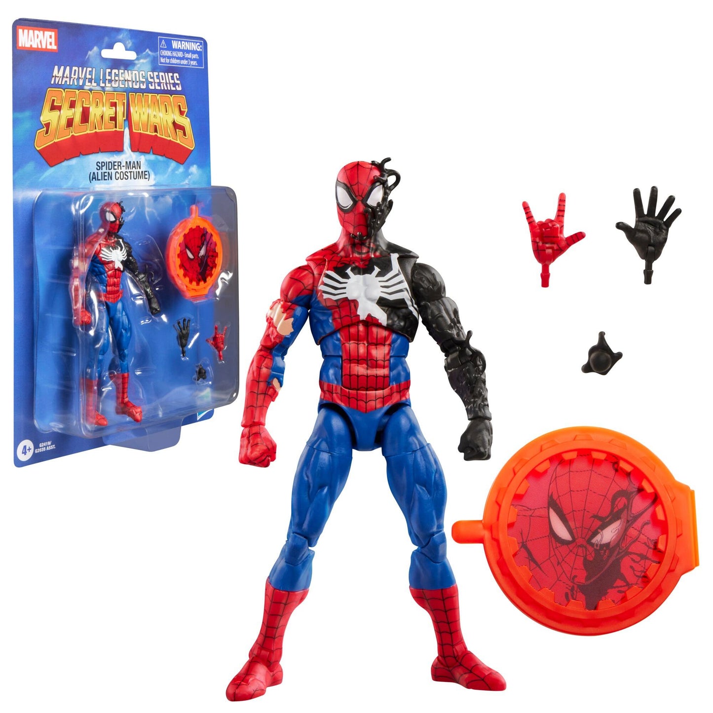 *PRE-ORDER Marvel Legends Comic Secret Wars 6 Inch Action Figure Wave 2 - Spider-Man (Alien Costume)
