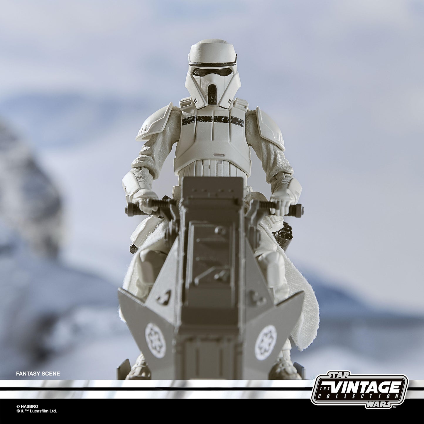 Star Wars The Vintage Collection 3.75 Inch Action Figure Vehicle - Imperial Remnant & AT-RT With Checklist Print