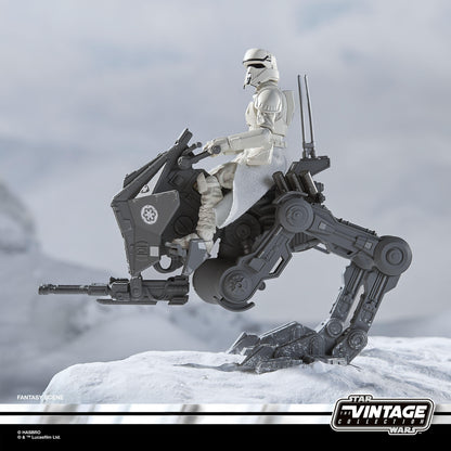 Star Wars The Vintage Collection 3.75 Inch Action Figure Vehicle - Imperial Remnant & AT-RT With Checklist Print