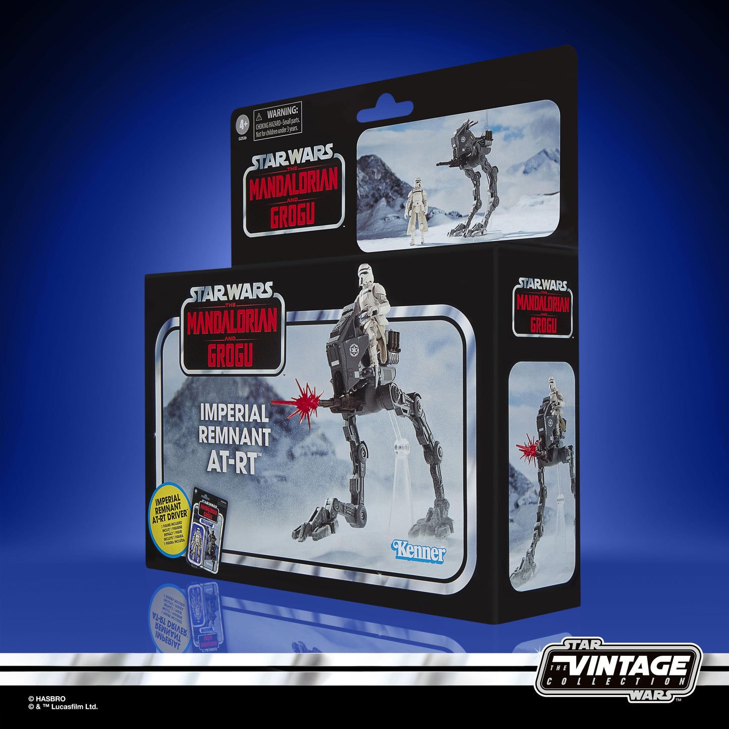 Star Wars The Vintage Collection 3.75 Inch Action Figure Vehicle - Imperial Remnant & AT-RT With Checklist Print