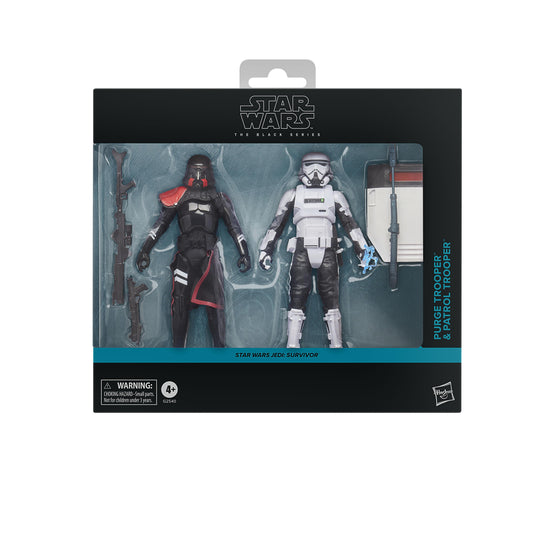 Star Wars Black Series 6 Inch Exclusive Action Figure Twin Pack - Purge Trooper & Patrol Trooper