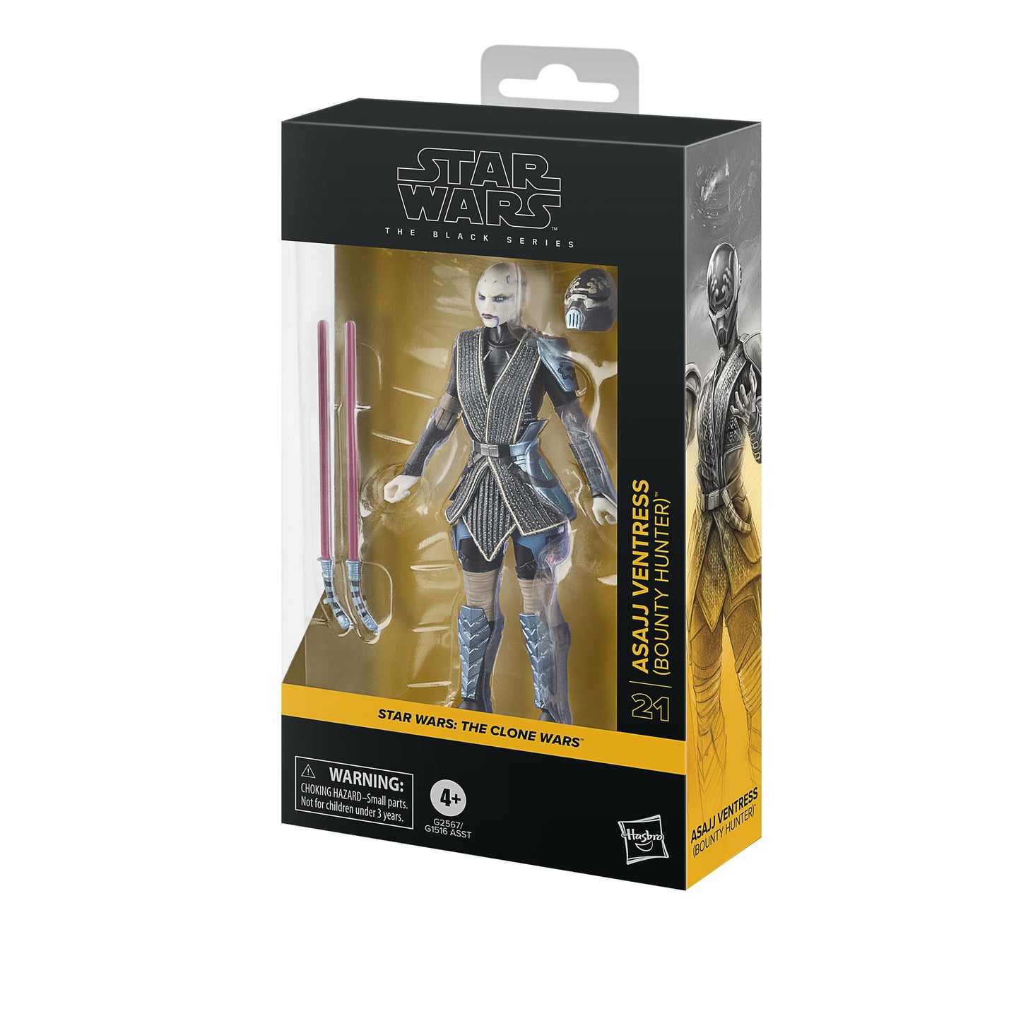 Star Wars Black Series 6 Inch Action Figure Wave 49 - Asajj Ventress (Bounty Hunter)