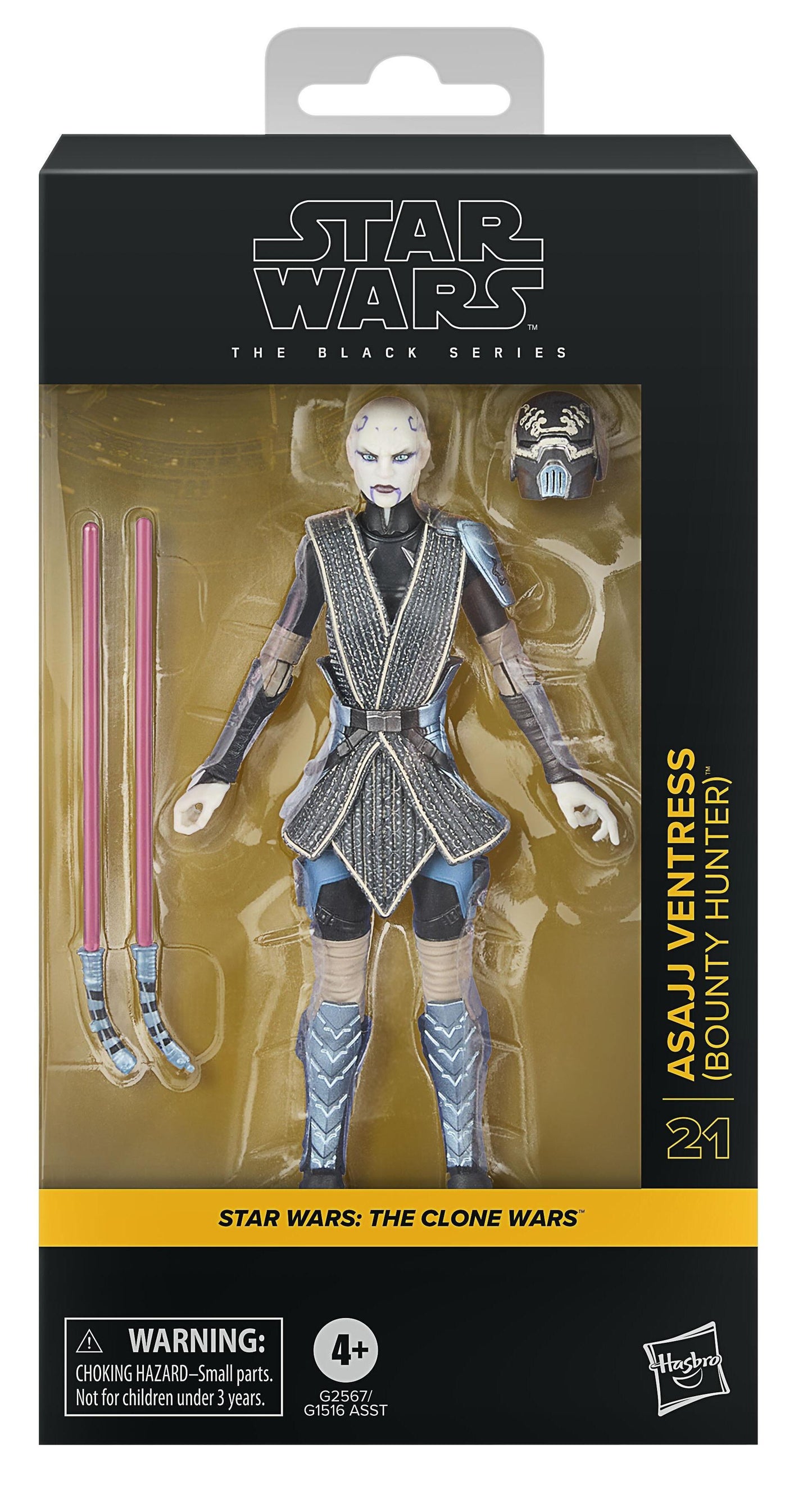 Star Wars Black Series 6 Inch Action Figure Wave 49 - Asajj Ventress (Bounty Hunter)