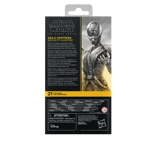 Star Wars Black Series 6 Inch Action Figure Wave 49 - Asajj Ventress (Bounty Hunter)