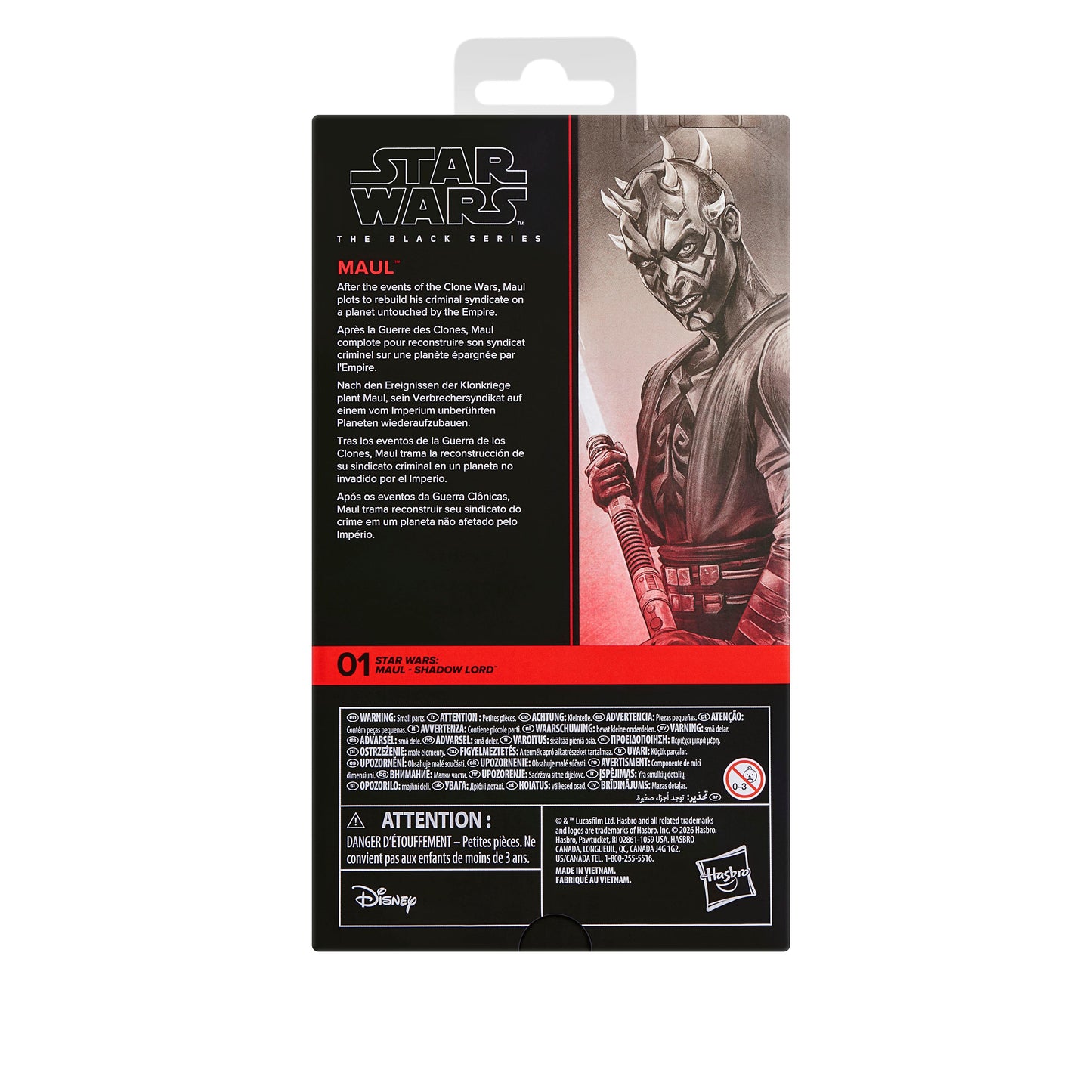 Star Wars Black Series 6 Inch Action Figure Wave 52 - Darth Maul