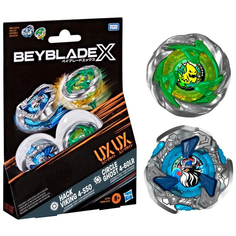 Beyblade X Beyblade Set - Hack Viking 4-55O & Circle Ghost 4-60LR