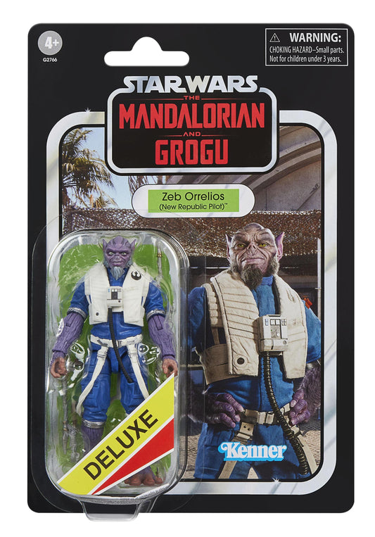 *PRE-ORDER Star Wars The Vintage Collection 3.75 Inch Deluxe Action Figure - Zeb Orrelios (New Republic Pilot)