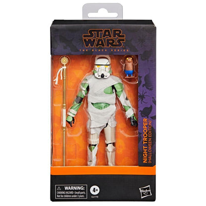 Star Wars The Black Series 6 Inch Exclusive Action Figure - Night Trooper (Halloween Edition)