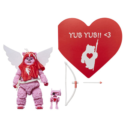 Star Wars The Black Series 6 Inch Exclusive Action Figure - Ewok (Valentine's Day)