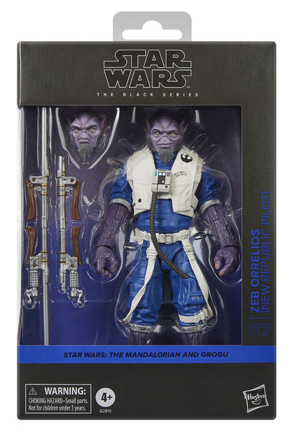 *PRE-ORDER Star Wars Black Series 6 Inch Deluxe Action Figure - Zeb Orrelios (New Republic Pilot)