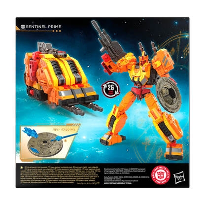 *PRE-ORDER Transformers Age Of The Primes Voyager Class Action Figure - Sentinel Prime With Conduit