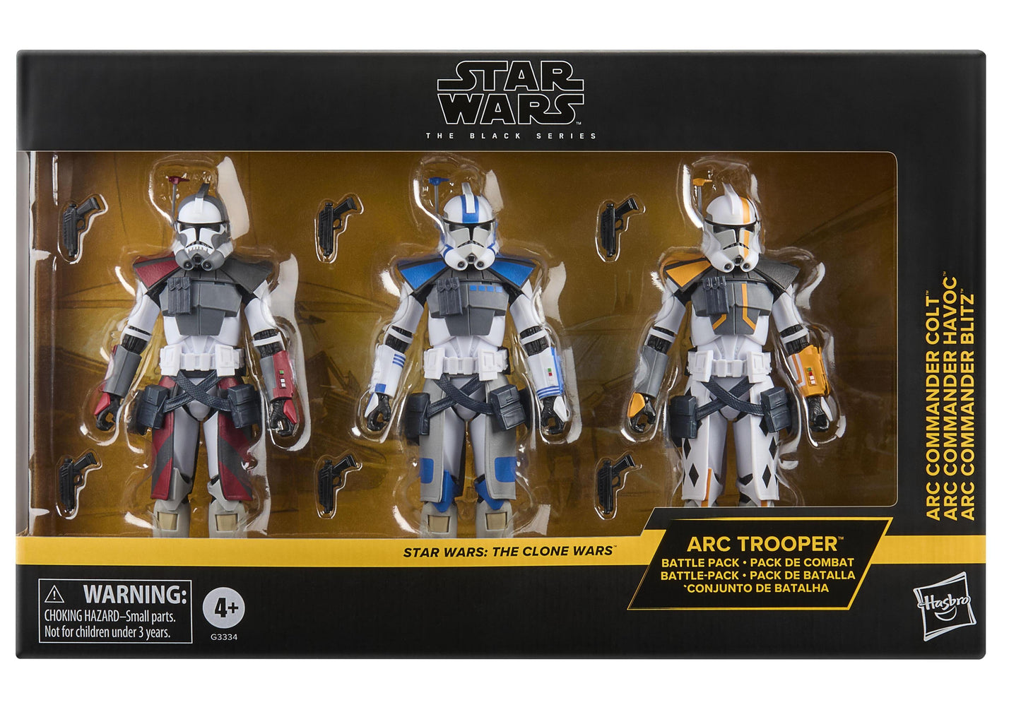 *PRE-ORDER Star Wars Black Series 6 Inch Exclusive Action Figure Multipack - Arc Commander Colt, Havoc & Blitz