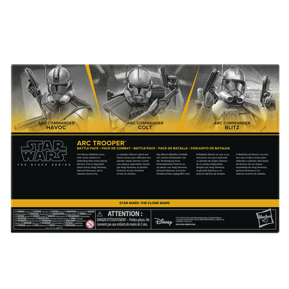 *PRE-ORDER Star Wars Black Series 6 Inch Exclusive Action Figure Multipack - Arc Commander Colt, Havoc & Blitz