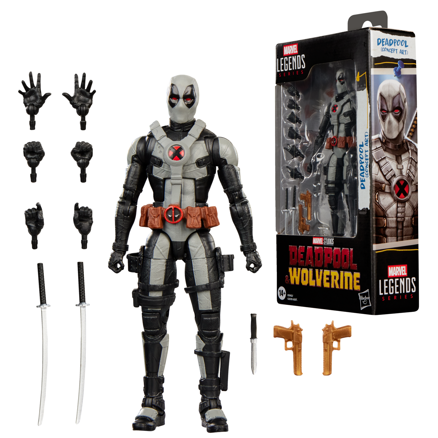 *PRE-ORDER Marvel Legends Deadpool & Wolverine 6 Inch Exclusive Action Figure - Deadpool (Concept Art)
