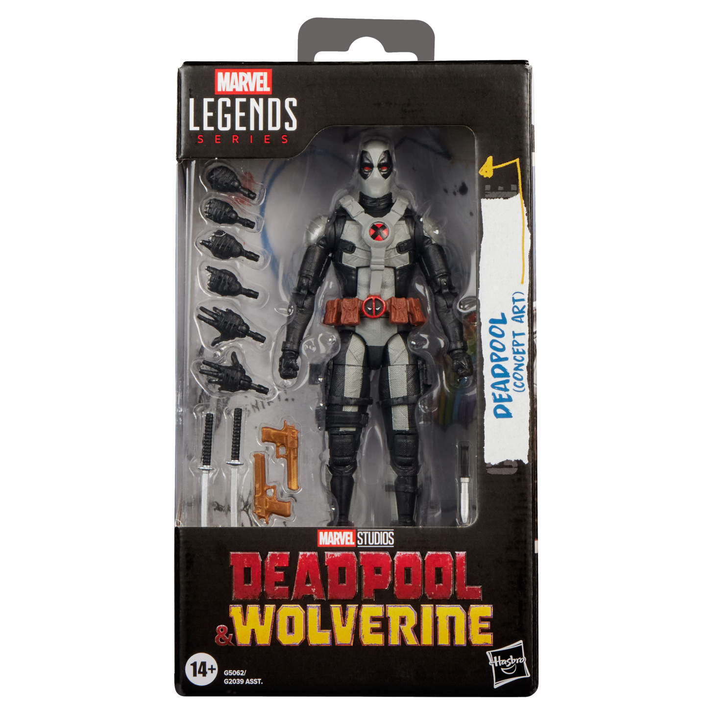 *PRE-ORDER Marvel Legends Deadpool & Wolverine 6 Inch Exclusive Action Figure - Deadpool (Concept Art)