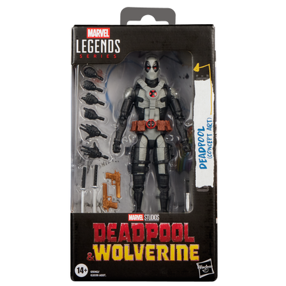 *PRE-ORDER Marvel Legends Deadpool & Wolverine 6 Inch Exclusive Action Figure - Deadpool (Concept Art)