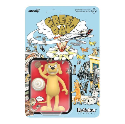 NON MINT - Green Day ReAction Action Figure - Dookie Dog