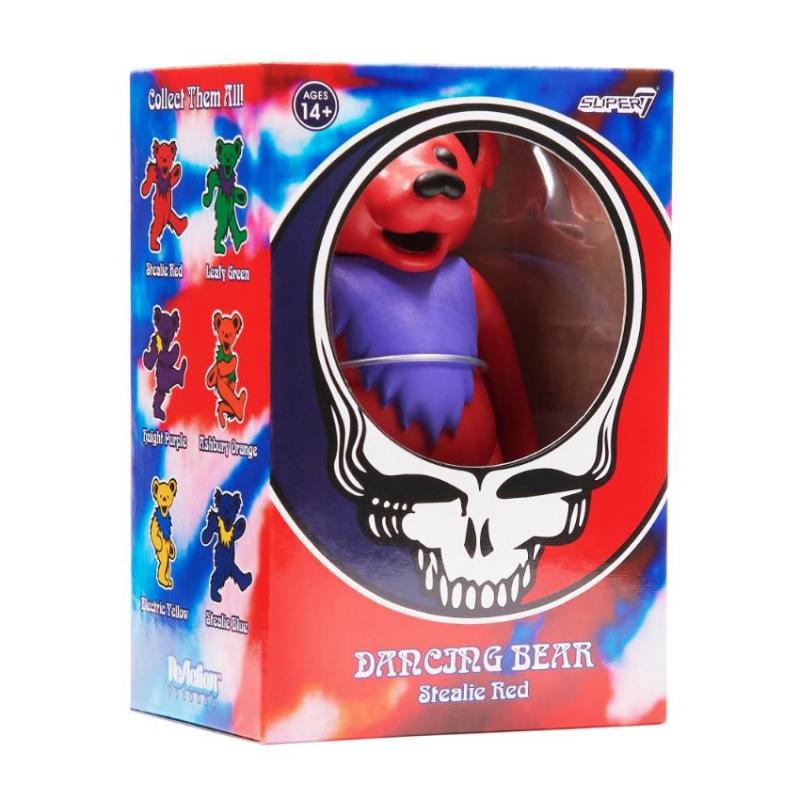 Grateful Dead ReAction Action Figure - Dancing Bear (Red)