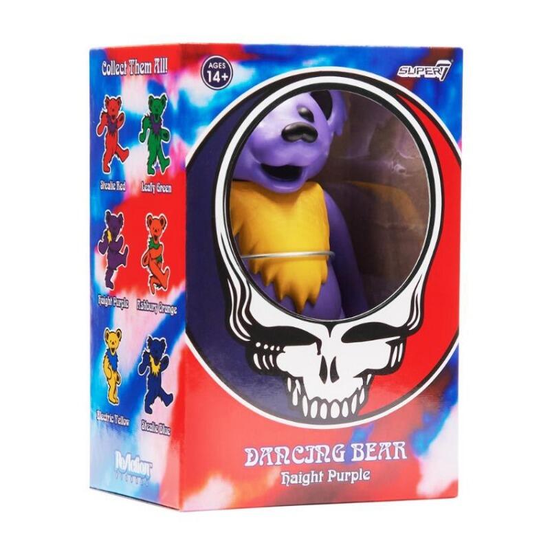 Grateful Dead ReAction Action Figure - Dancing Bear (Purple)