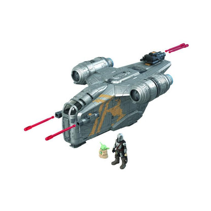 Star Wars Mission Fleet Deluxe Action Figure - Razor Crest with The Mandalorian & The Child